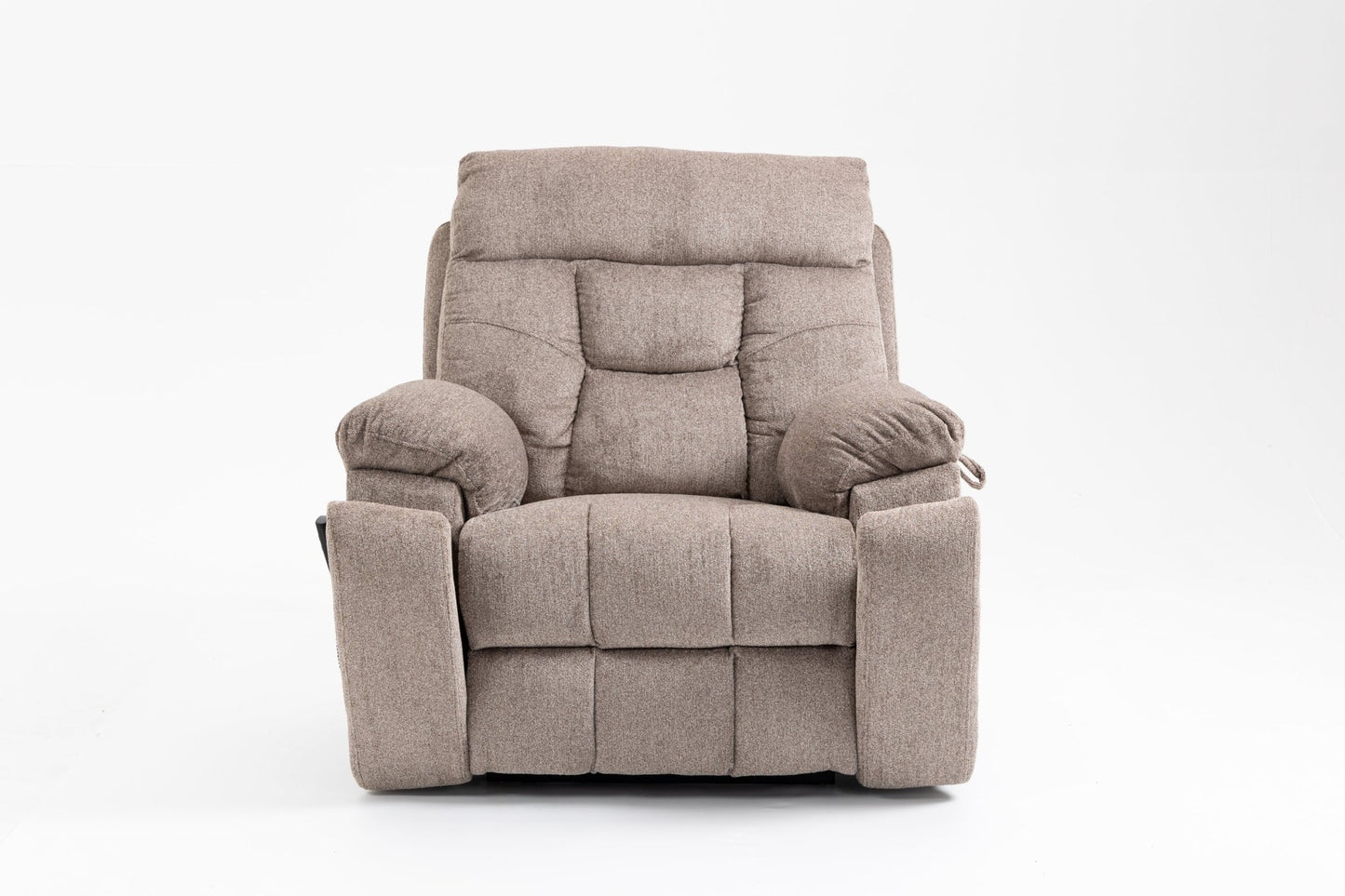 Old age electric lift chair, flat high density foam electric sofa, with heating and massage functions, can tilt to 180 degrees, 2 pocket cup holders, 2 remote controls, dual OKIN motors - 1st Choice Furniture Direct