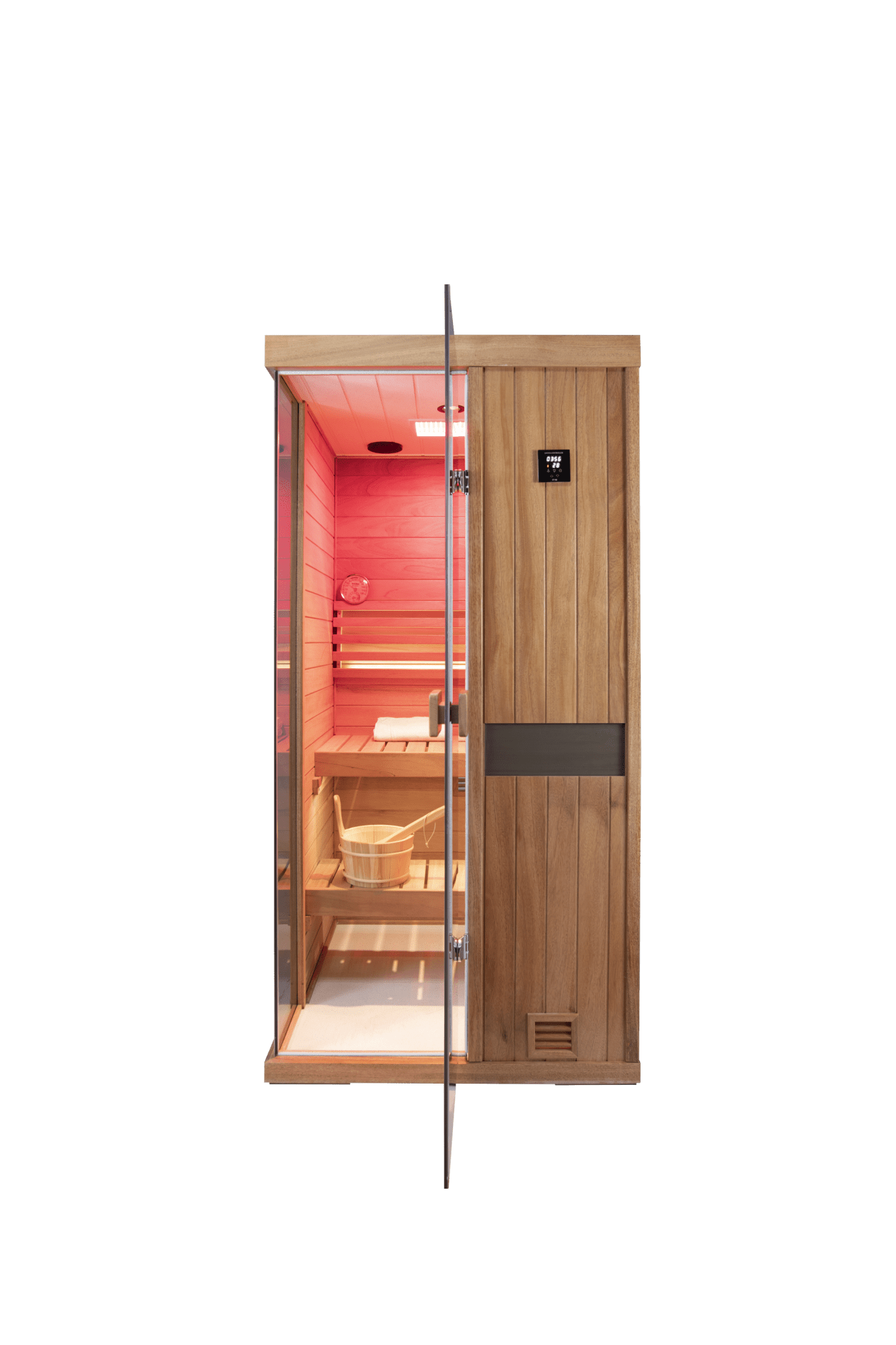One person mahogany steam sauna room - 1st Choice Furniture Direct