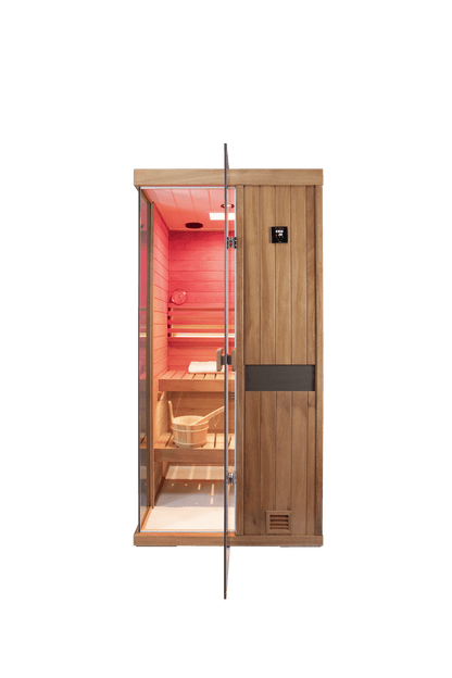 One person mahogany steam sauna room - 1st Choice Furniture Direct