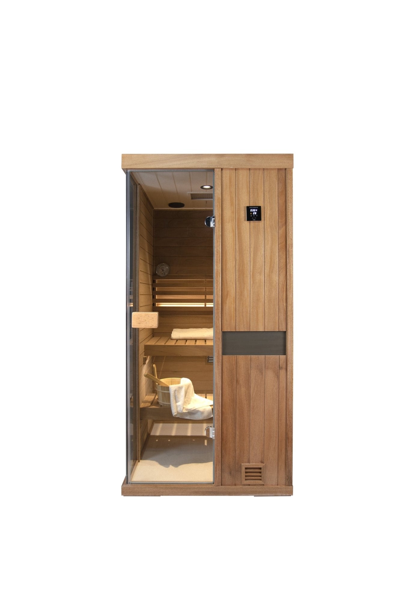 One person mahogany steam sauna room - 1st Choice Furniture Direct