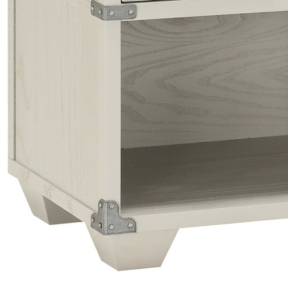 Orchest Gray Finish Nightstand - 1st Choice Furniture Direct
