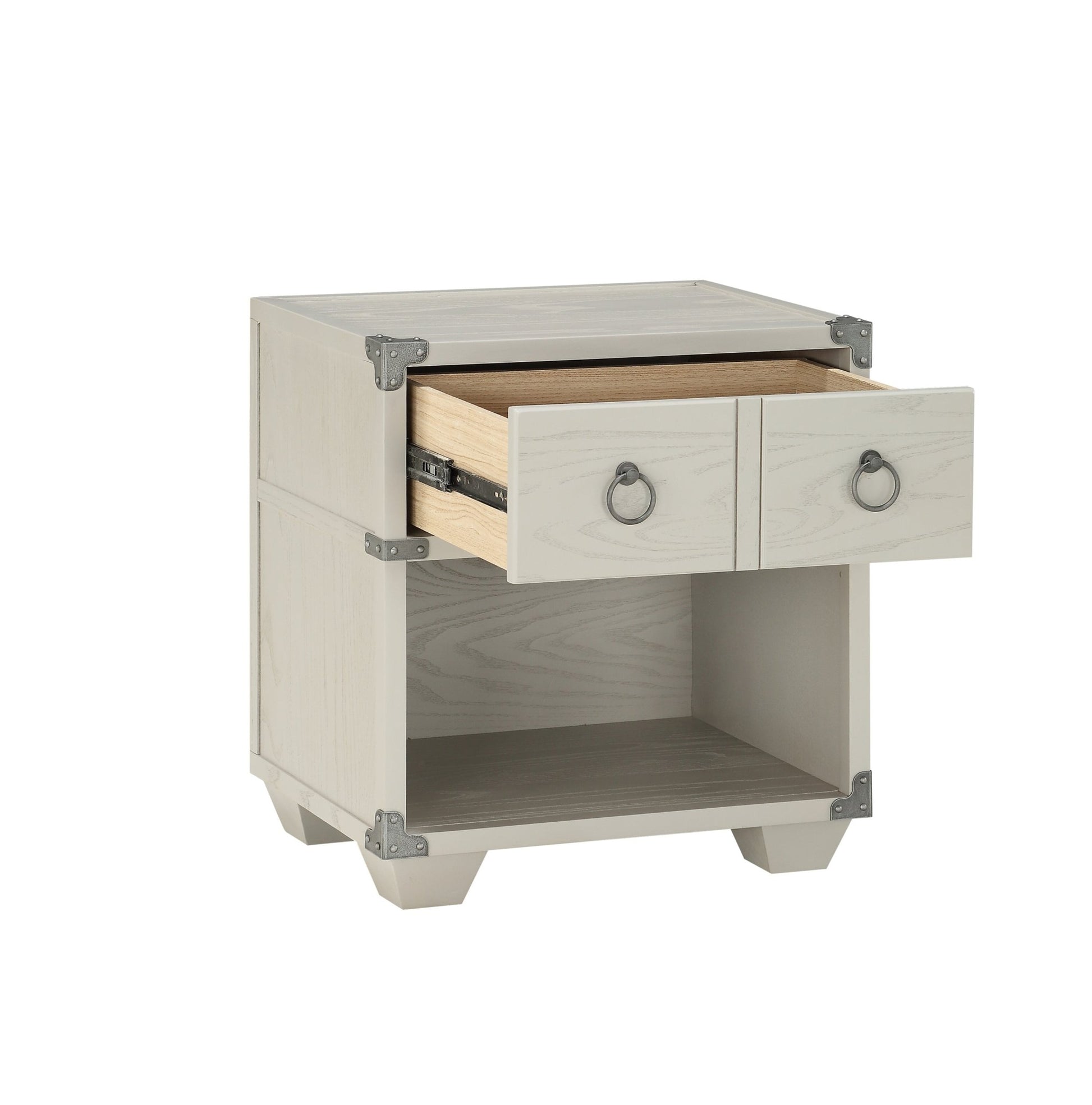 Orchest Gray Finish Nightstand - 1st Choice Furniture Direct