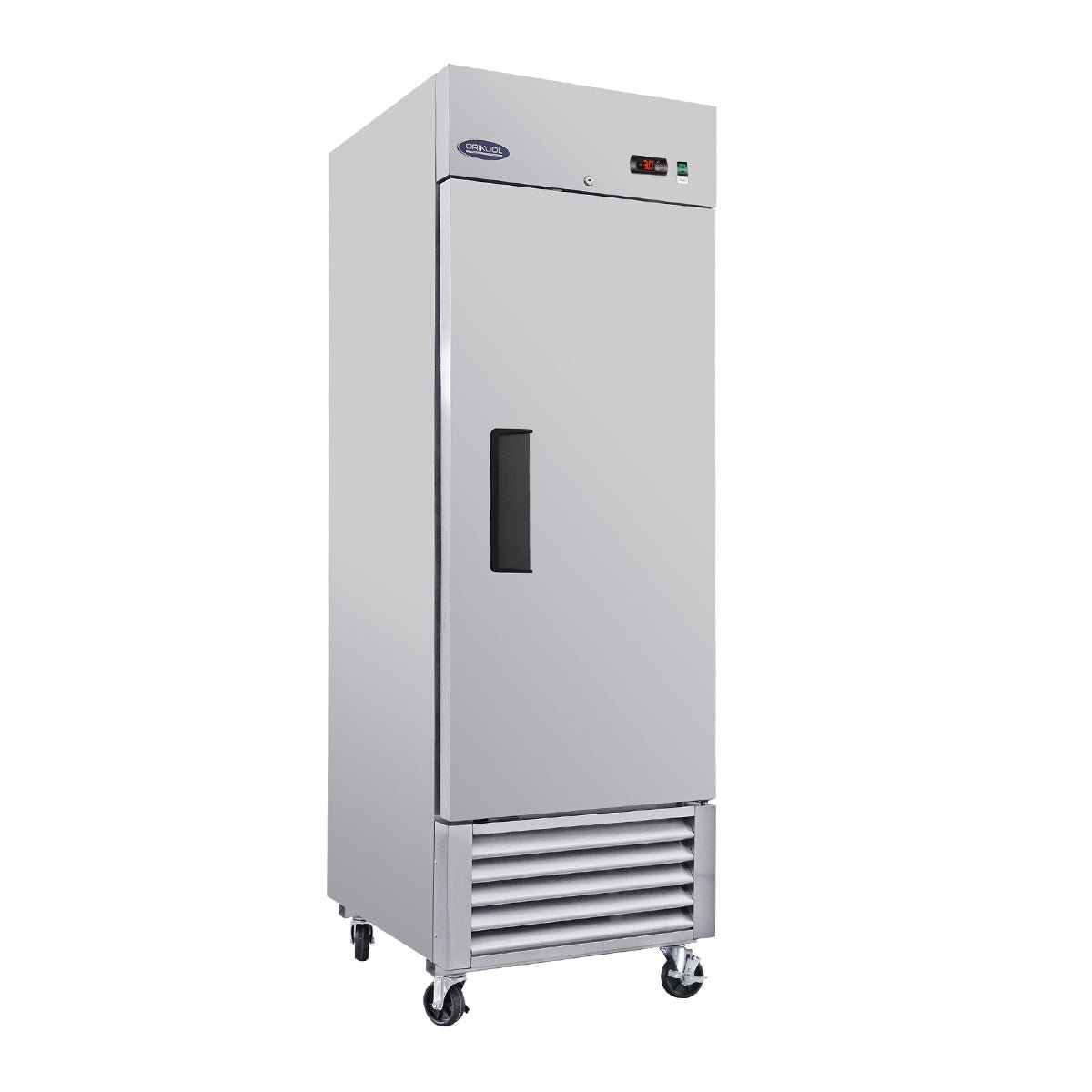 ORIKOOL 27' Commercial Freezer 23 Cu.ft with 1 Solid Door Reach-In Freezers Stainless Steel ETL Approved Upright Freeze Storage - 1st Choice Furniture Direct