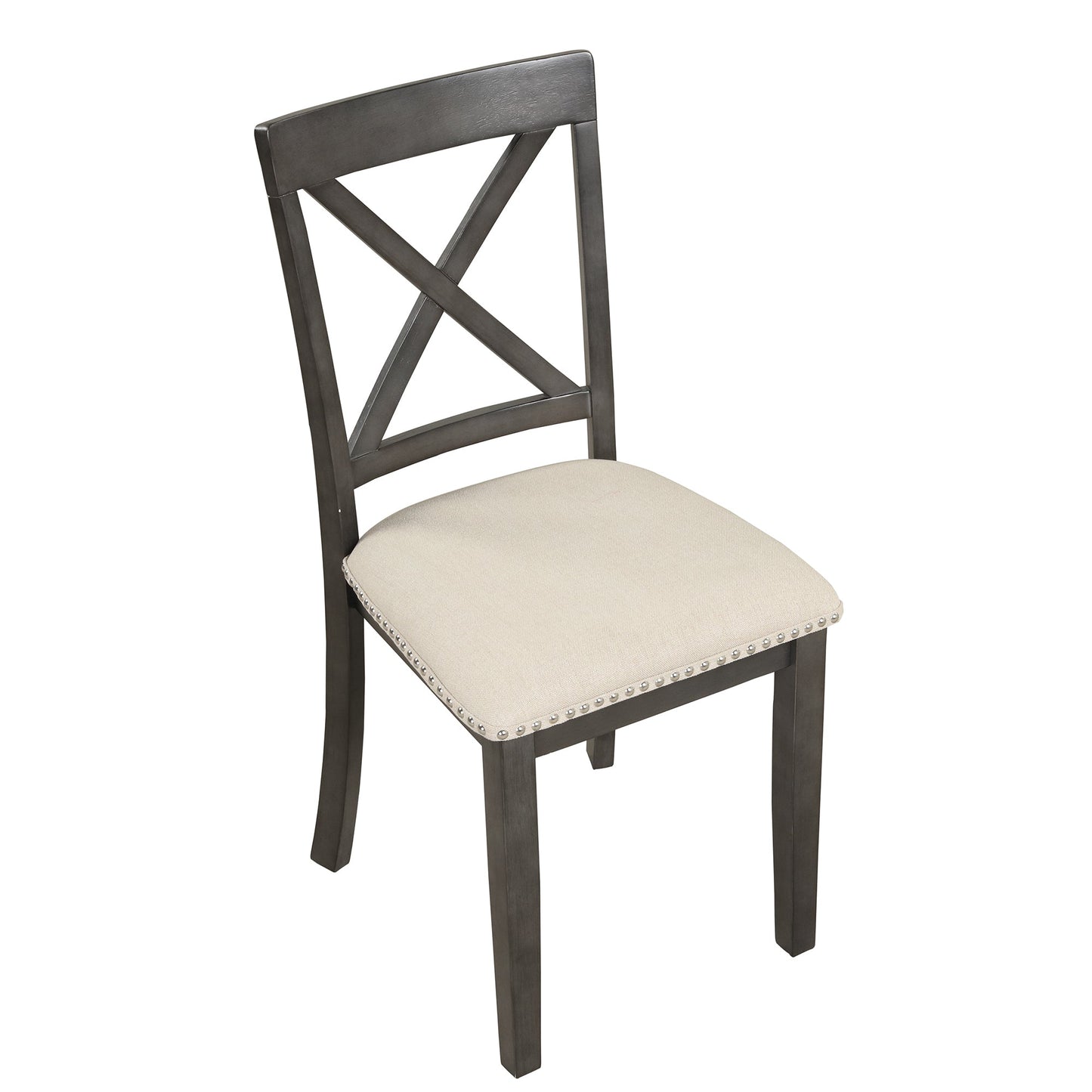 Orisfur. 5 Pieces Dining Table and Chairs Set for 4 Persons, Kitchen Room Solid Wood Table with 4 Chairs - 1st Choice Furniture Direct