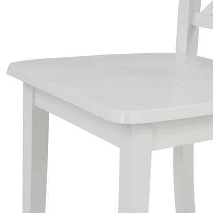 Orisfur. 5 Pieces Dining Table and Chairs Set for 4 Persons, Kitchen Room Solid Wood Table with 4 Chairs - 1st Choice Furniture Direct