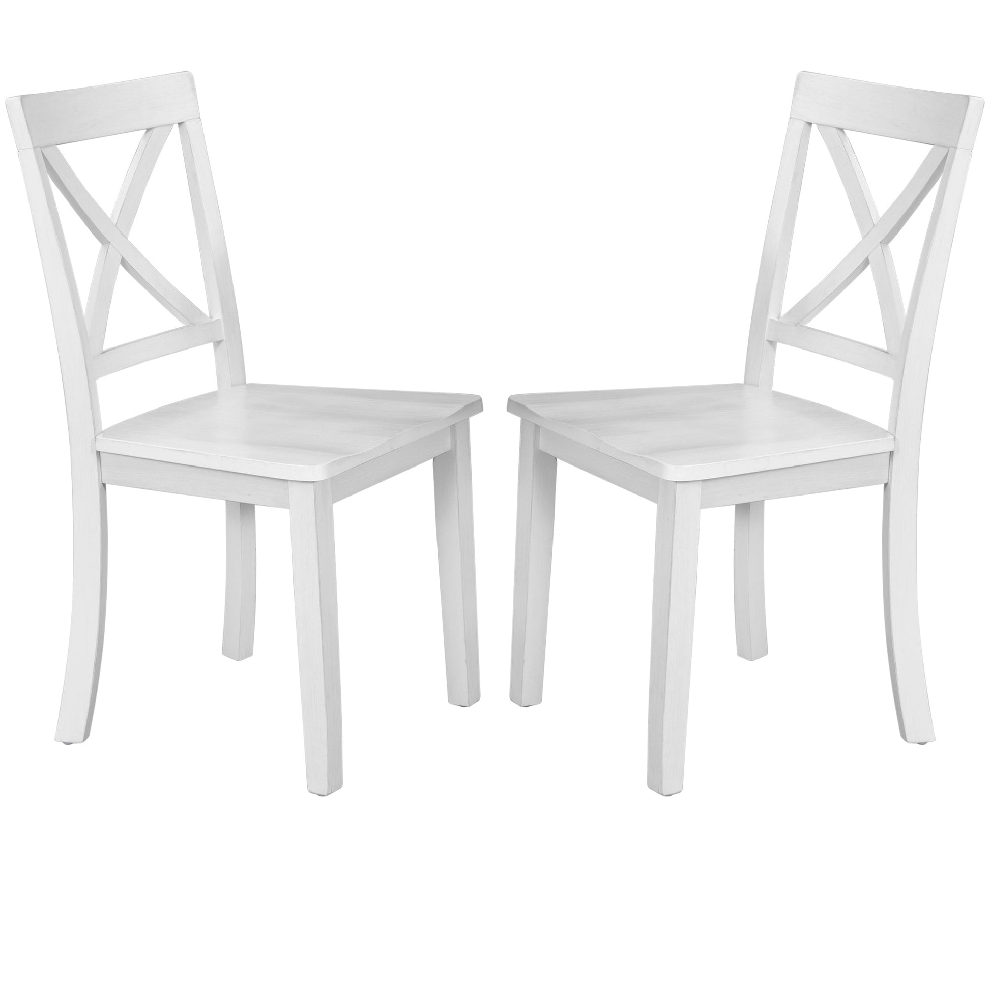 Orisfur. 5 Pieces Dining Table and Chairs Set for 4 Persons, Kitchen Room Solid Wood Table with 4 Chairs - 1st Choice Furniture Direct