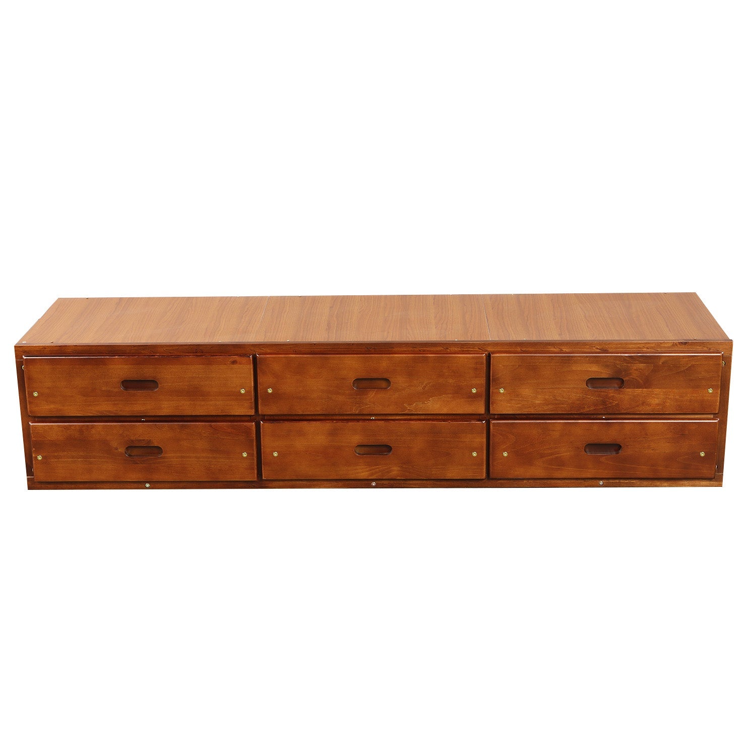 Orisfur. Twin Size Platform Storage Bed Solid Wood Bed with 6 Drawers - 1st Choice Furniture Direct