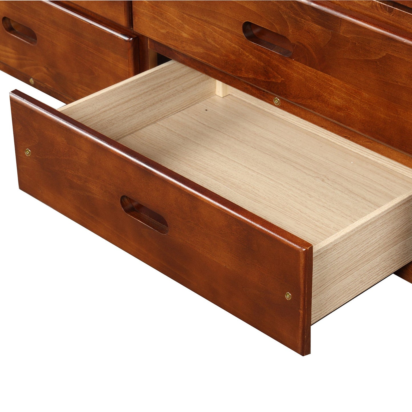 Orisfur. Twin Size Platform Storage Bed Solid Wood Bed with 6 Drawers - 1st Choice Furniture Direct