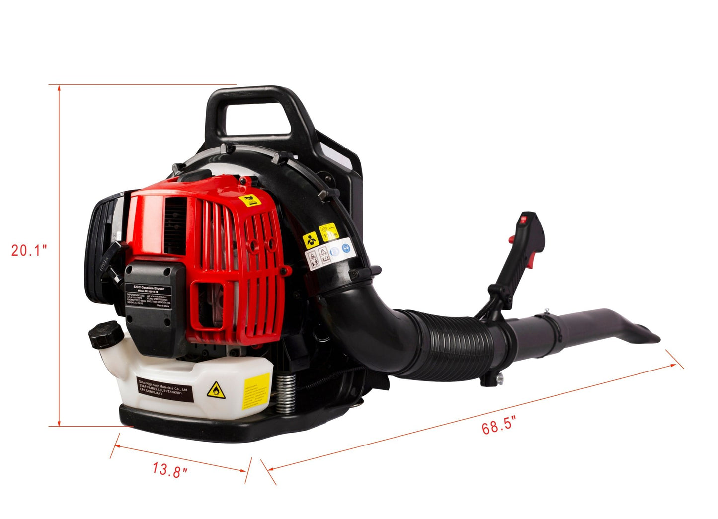 OSAKAPRO 52CC 2 - Cycle Gas Backpack Leaf Blower with extention tube - 1st Choice Furniture Direct