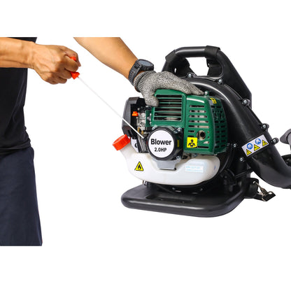 OSAKAPRO 52CC 2 - Cycle Gas Backpack Leaf Blower with extention tube,green - 1st Choice Furniture Direct