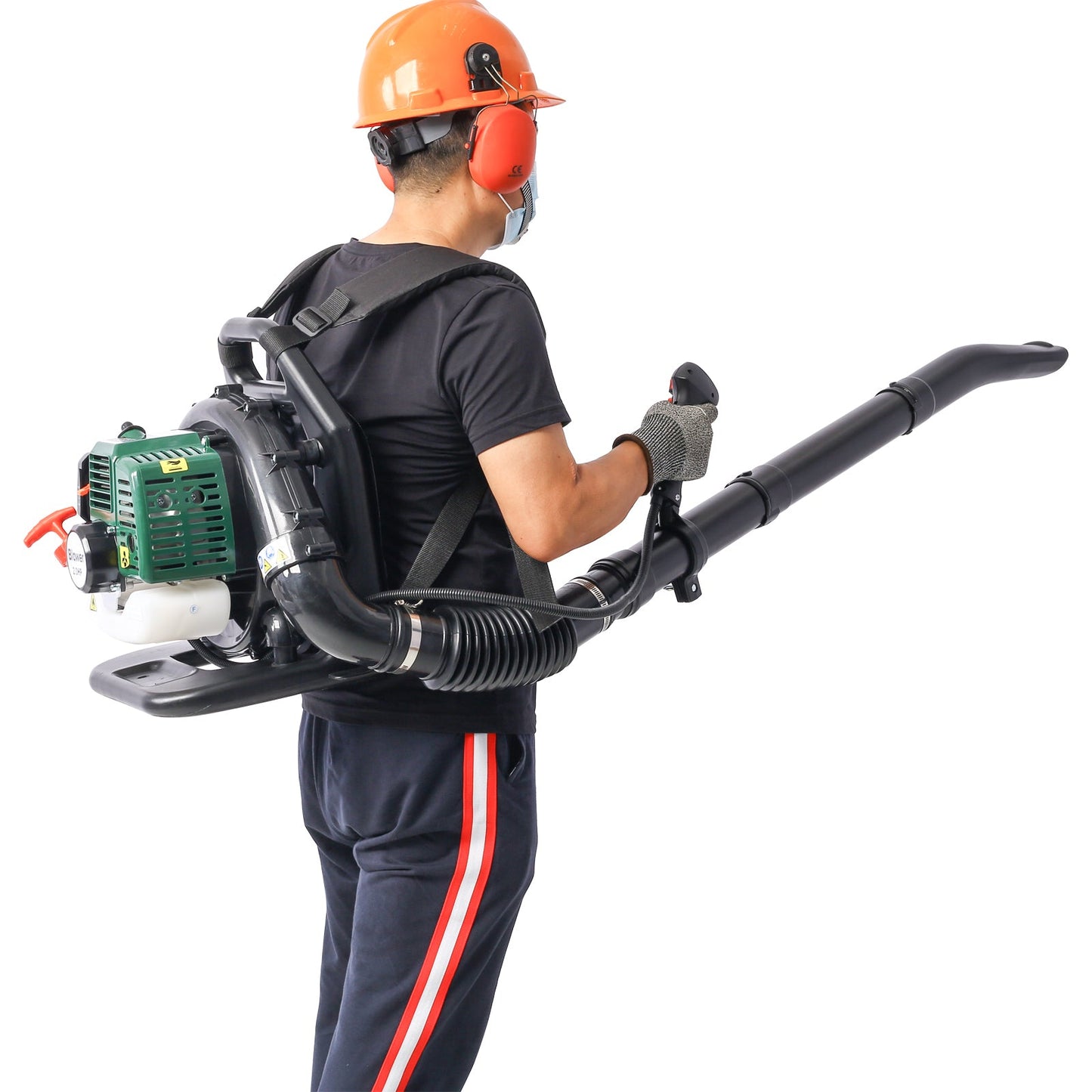 OSAKAPRO 52CC 2 - Cycle Gas Backpack Leaf Blower with extention tube,green - 1st Choice Furniture Direct