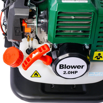 OSAKAPRO 52CC 2 - Cycle Gas Backpack Leaf Blower with extention tube,green - 1st Choice Furniture Direct