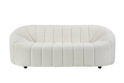 Osmash White Teddy Sherpa Sofa - 1st Choice Furniture Direct