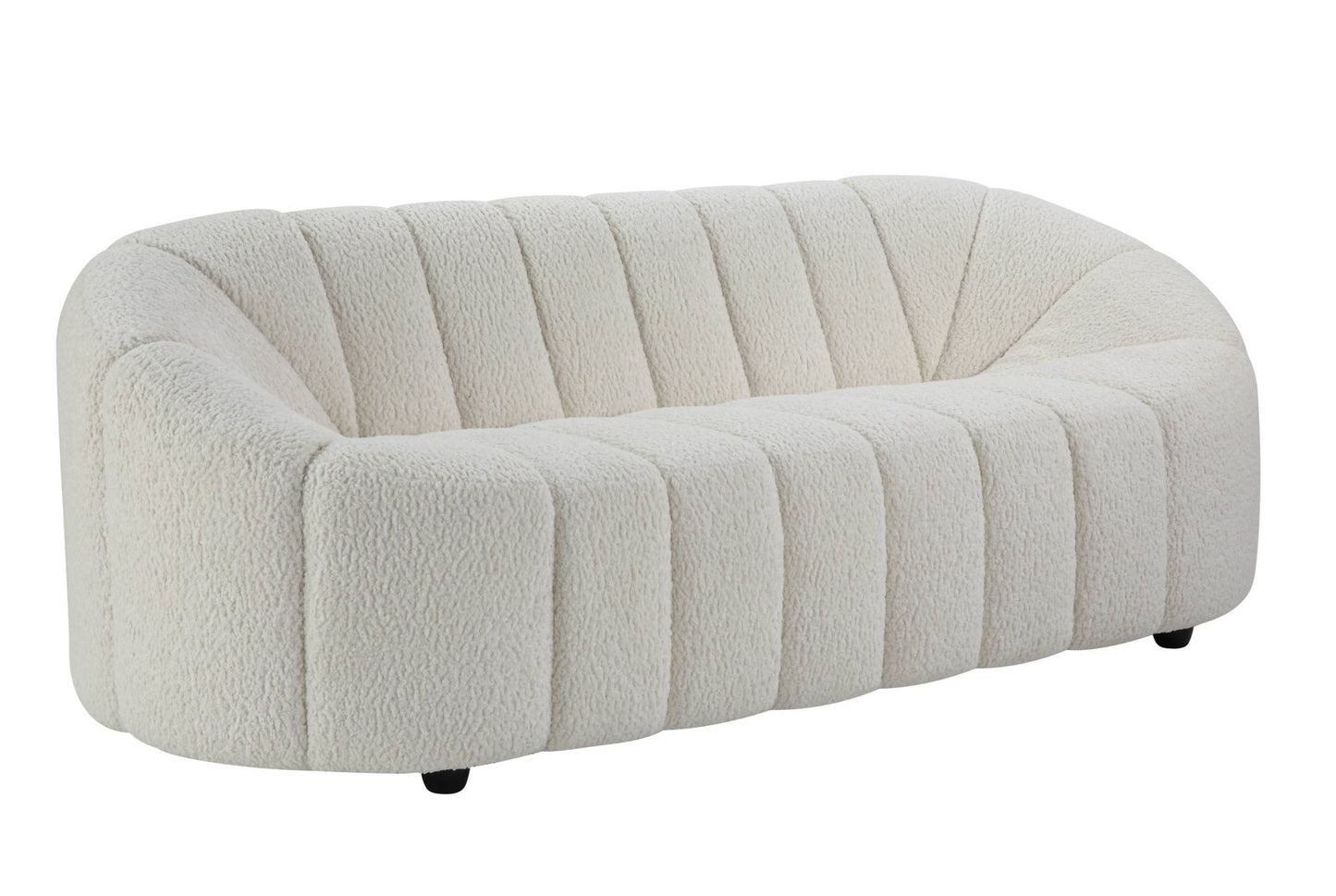 Osmash White Teddy Sherpa Sofa - 1st Choice Furniture Direct