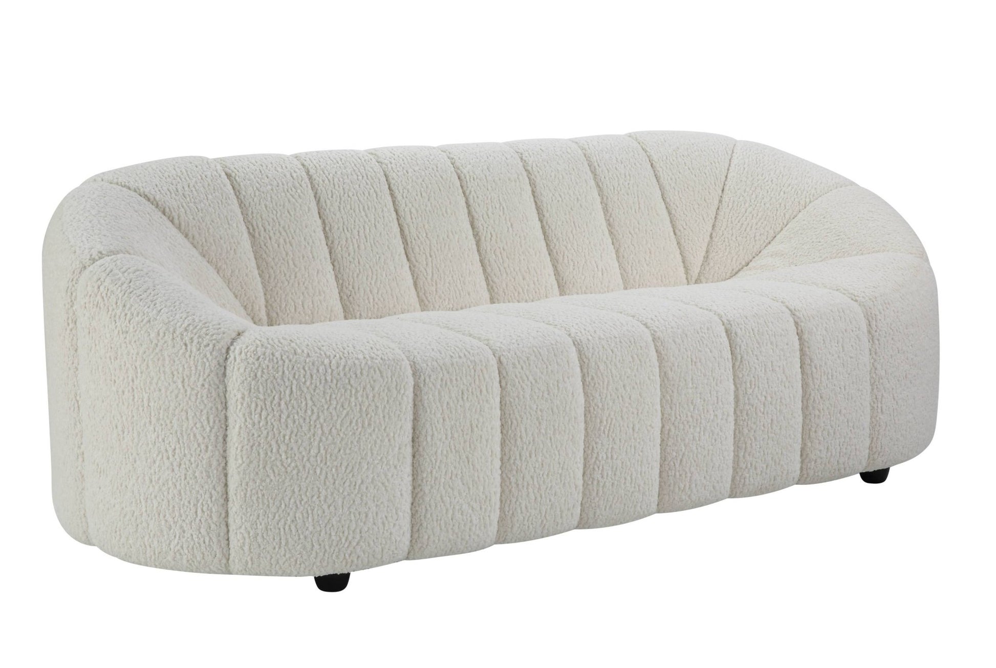 Osmash White Teddy Sherpa Sofa - 1st Choice Furniture Direct