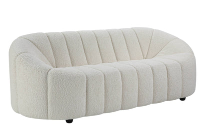 Osmash White Teddy Sherpa Sofa - 1st Choice Furniture Direct