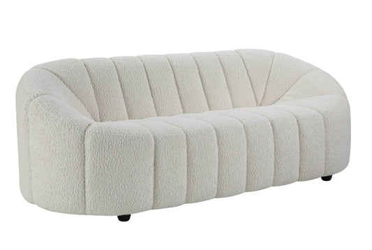 Osmash White Teddy Sherpa Sofa - 1st Choice Furniture Direct