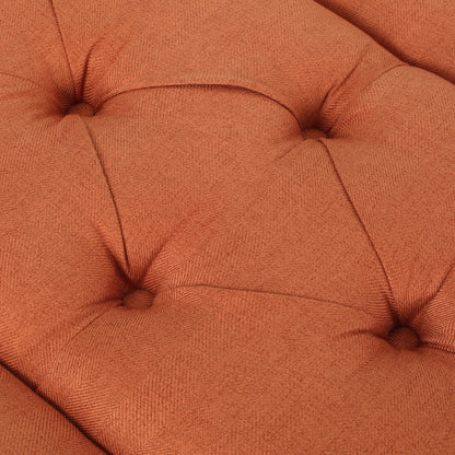 Ottoman Bench Upholstered Bedroom Bench for End of Bed, Button - Tufted Footstool for Entryway Living Room Dining Room - 1st Choice Furniture Direct