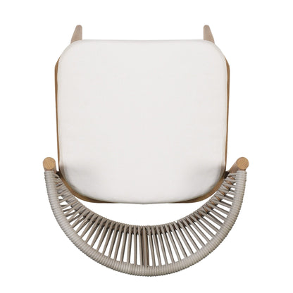 Outdoor 30.25' Bar Height Aluminum Frame Counter Stools with Scallop - shaped Backrest & Water - resistant Cushions, Set of 2, Maple Finish - 1st Choice Furniture Direct