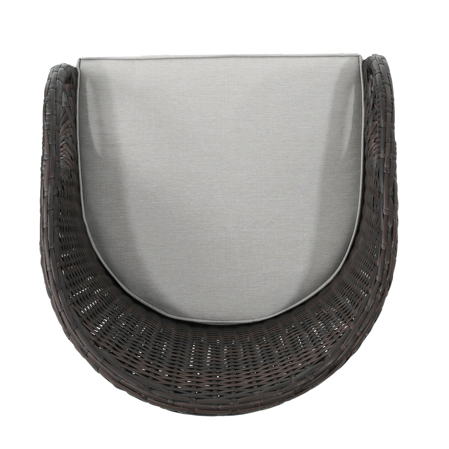 Outdoor 31' PE Rattan Barstools with Waterproof Cushions, Set of 2, Multibrown - 1st Choice Furniture Direct