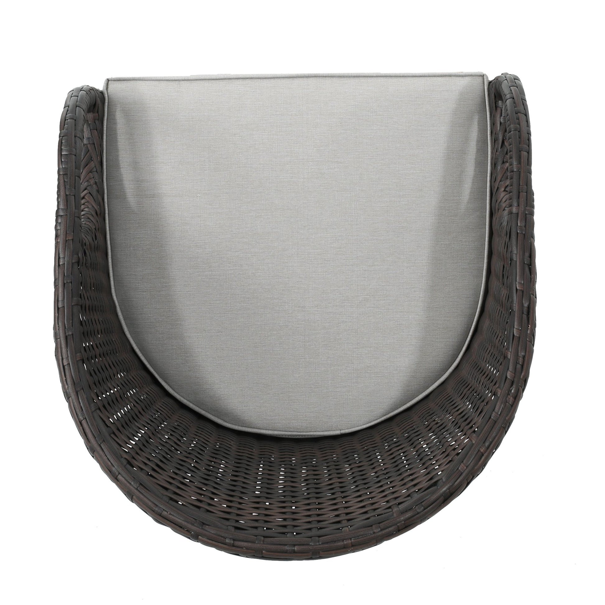 Outdoor 31' PE Rattan Barstools with Waterproof Cushions, Set of 2, Multibrown - 1st Choice Furniture Direct