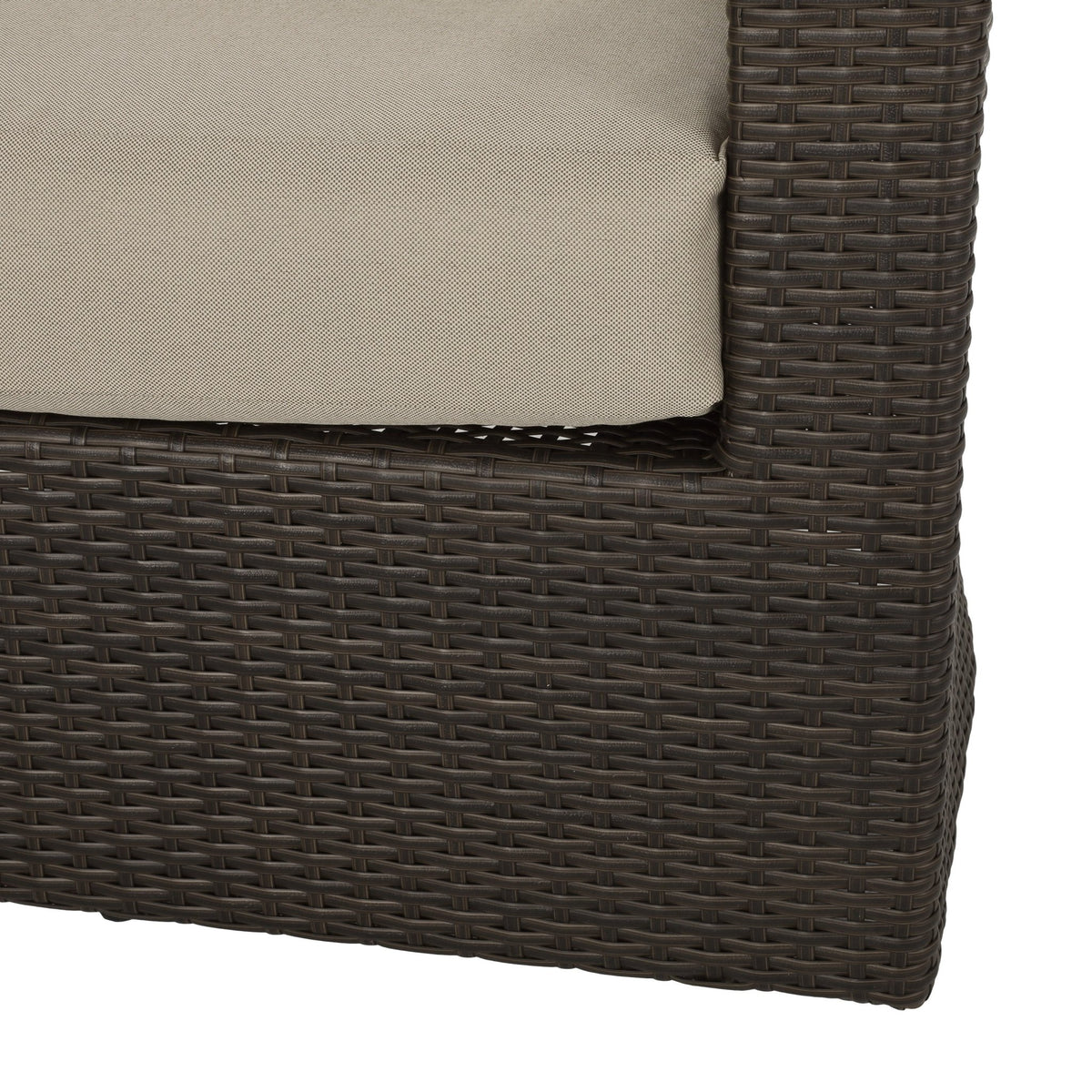 Outdoor Aluminum Frame Wicker Swivel Chair - 1st Choice Furniture Direct