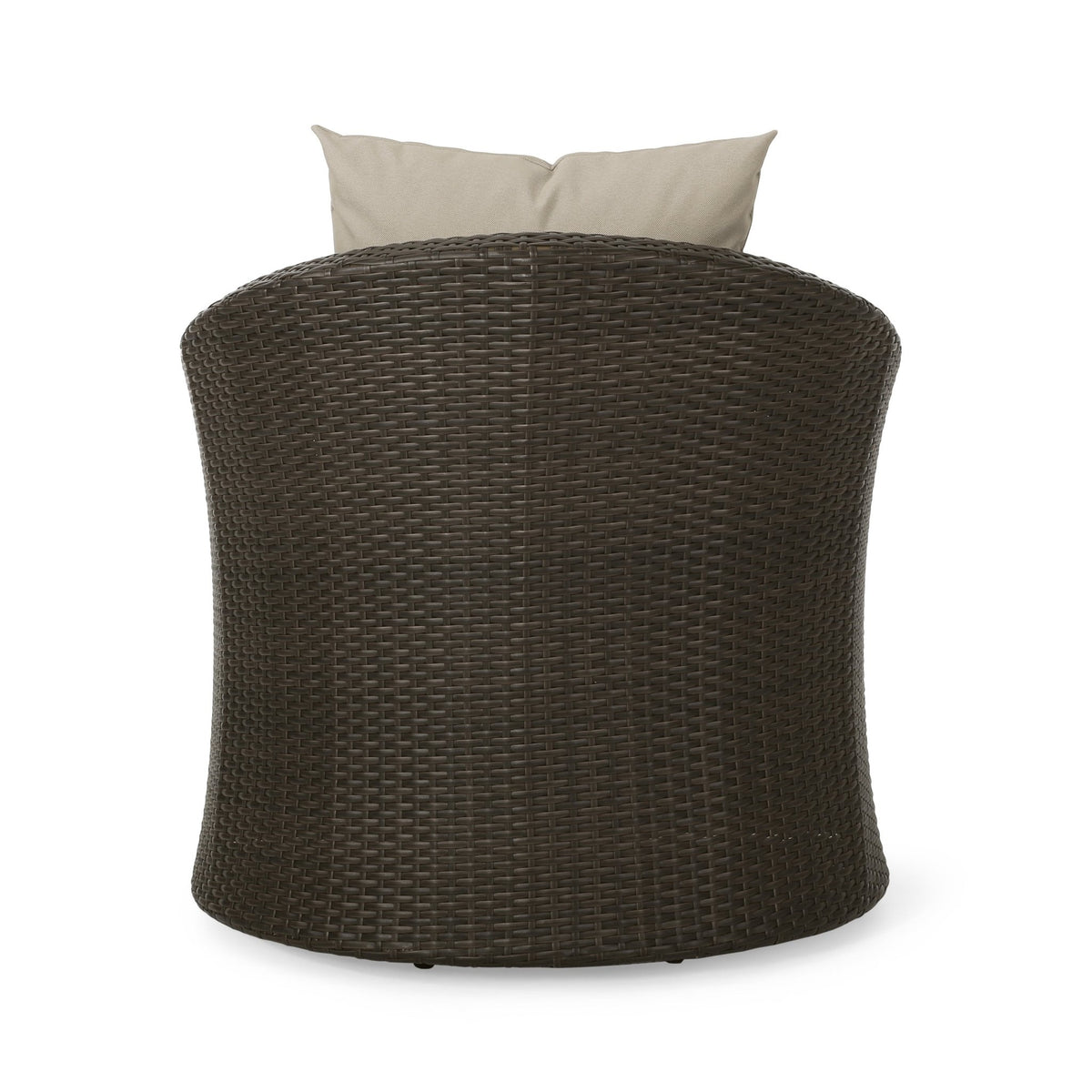 Outdoor Aluminum Frame Wicker Swivel Chair - 1st Choice Furniture Direct