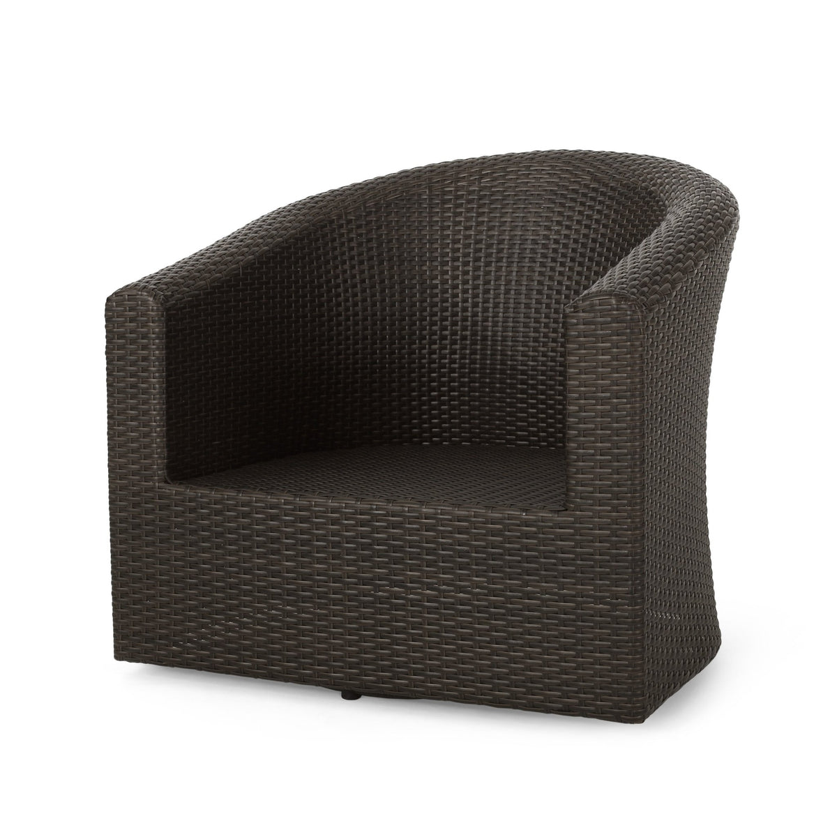 Outdoor Aluminum Frame Wicker Swivel Chair - 1st Choice Furniture Direct