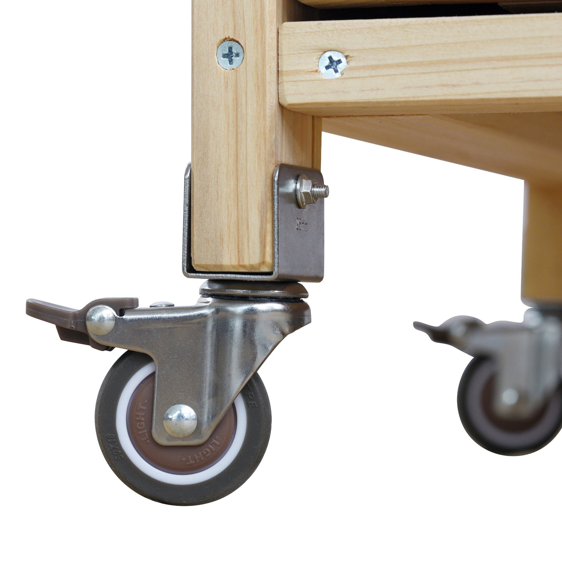 Outdoor Kitchen Island Cart with Stainless Steel Top & Storage - 1st Choice Furniture Direct