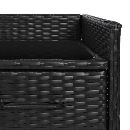 Outdoor Rattan Storage Cabinet with Glass Top | 3 Door Patio Buffet & Indoor Storage Console - 1st Choice Furniture Direct
