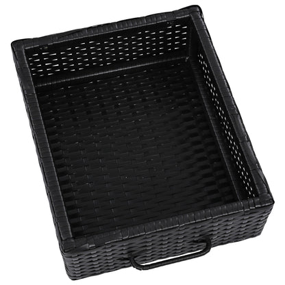 Outdoor Rattan Storage Cabinet with Glass Top | 3 Door Patio Buffet & Indoor Storage Console - 1st Choice Furniture Direct