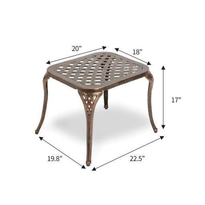 Outdoor Table Black - 1st Choice Furniture Direct