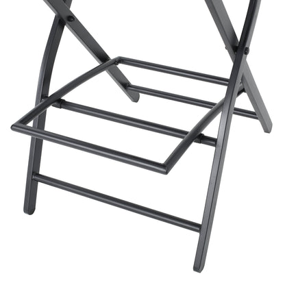 Outdoor Wicker Bar Stools Set of 2 | Foldable Patio Bar Chairs with Rattan & Iron Frame - 1st Choice Furniture Direct