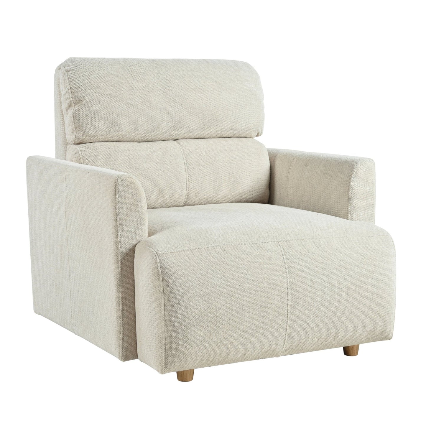 Oversized Chair w/Storage Ottoman, Wide Accent Armchair Chair for Living Room, Modern Lounge Chair, Upholstered Mid - Century Reading Chair, Comfy Living Room Chair, Deep Seat Sofa Couch(Beige Gray) - 1st Choice Furniture Direct