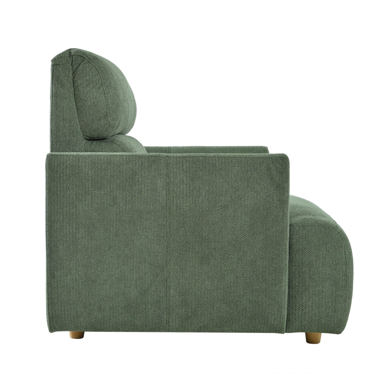 Oversized Chair w/Storage Ottoman, Wide Accent Armchair Chair for Living Room, Modern Lounge Chair, Upholstered Mid - Century Reading Chair, Comfy Living Room Chair, Deep Seat Sofa Couch(Dark Green) - 1st Choice Furniture Direct