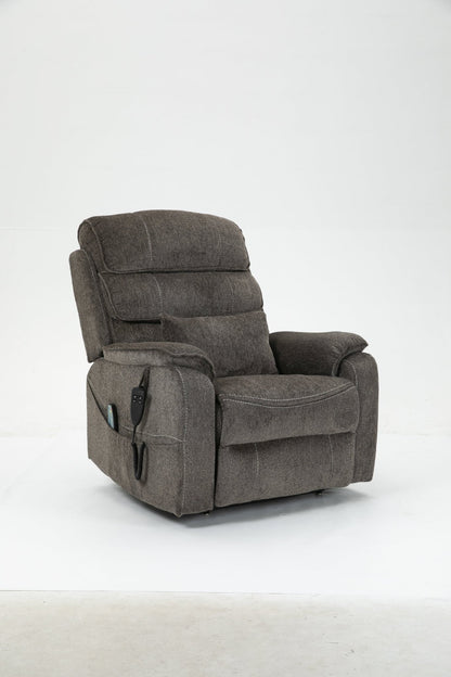 Oversized Lift Recliner Chair with Massage & Heat – 180° Lay Flat Power Chair - 1st Choice Furniture Direct