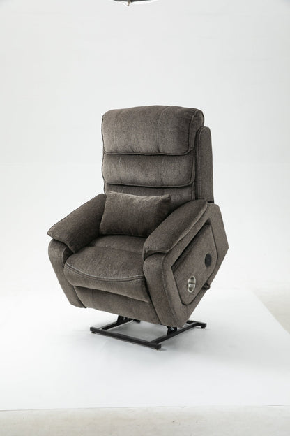 Oversized Lift Recliner Chair with Massage & Heat – 180° Lay Flat Power Chair - 1st Choice Furniture Direct