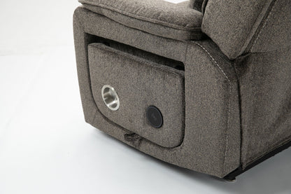 Oversized Lift Recliner Chair with Massage & Heat – 180° Lay Flat Power Chair - 1st Choice Furniture Direct