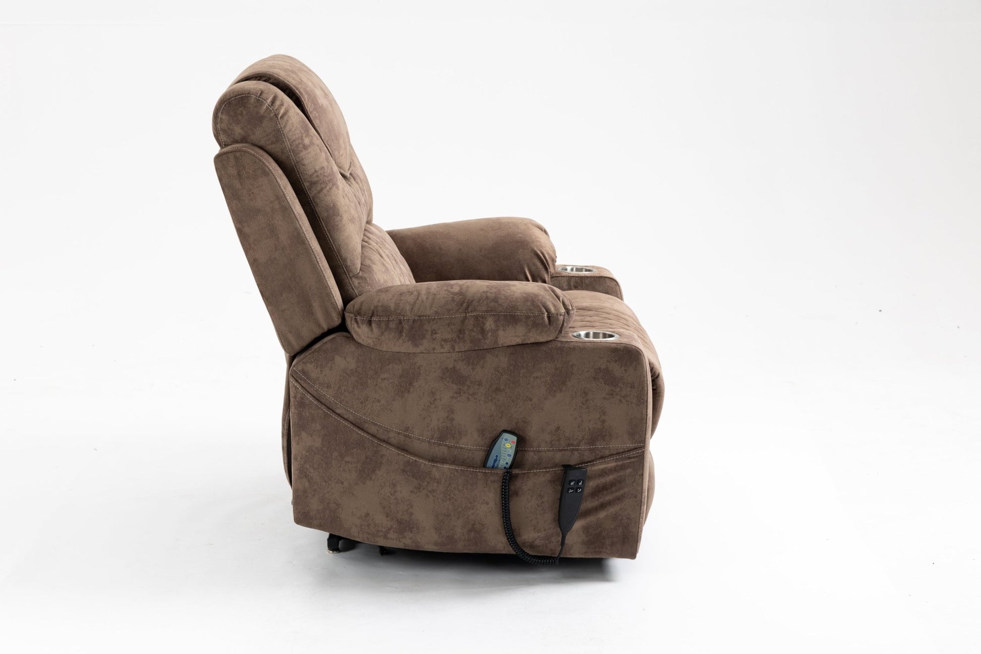 Oversized Power Lift Recliner Chair – Big & Tall Velvet Massage Recliner with Heat - 1st Choice Furniture Direct