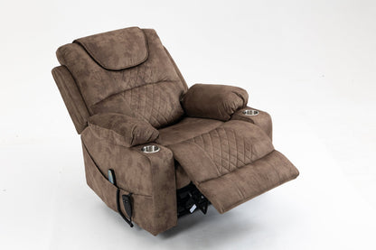 Oversized Power Lift Recliner Chair – Big & Tall Velvet Massage Recliner with Heat - 1st Choice Furniture Direct