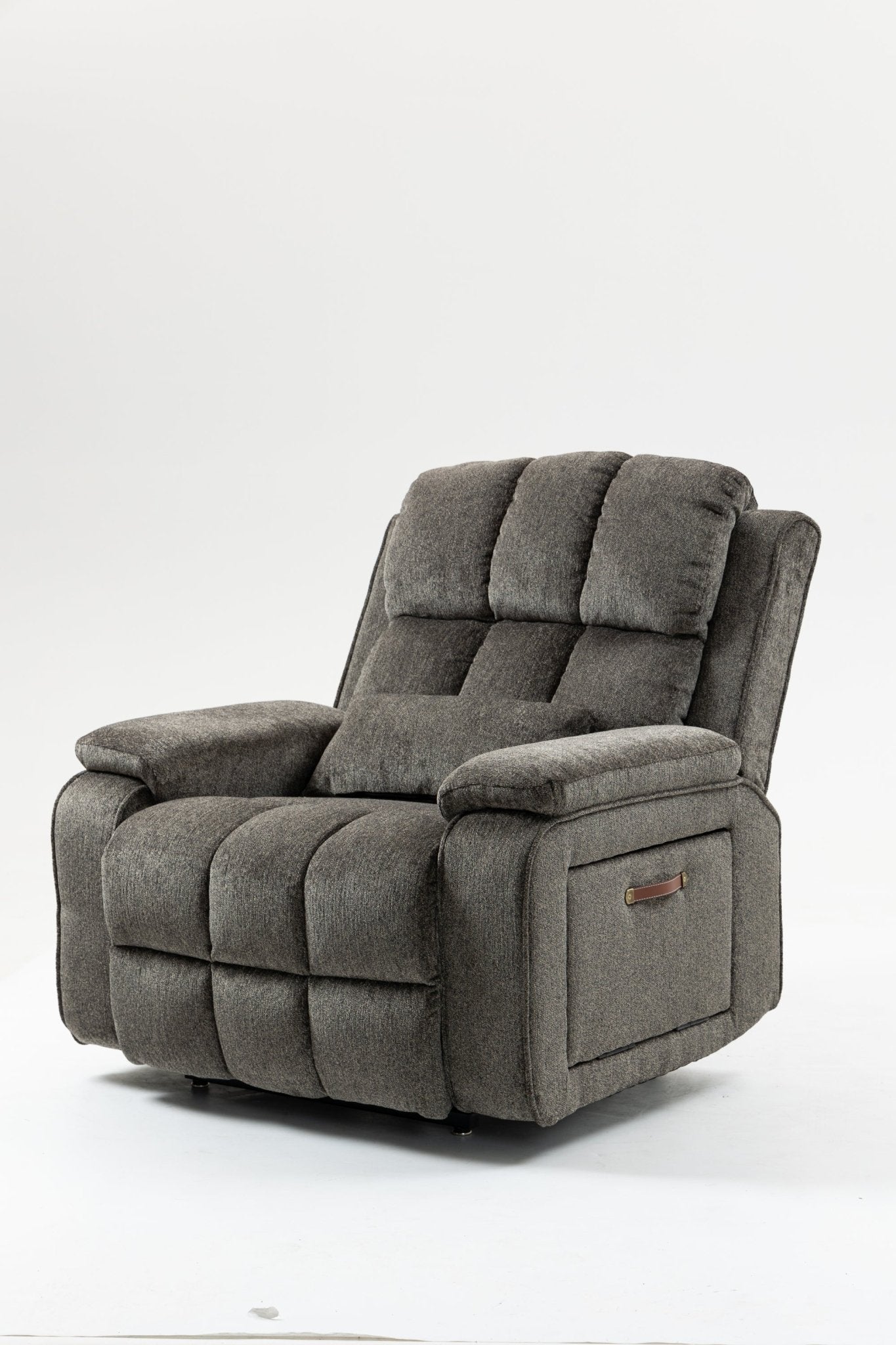 Oversized single person functional elderly chair sofa, side cup holder and storage box (extended footboard) - 1st Choice Furniture Direct