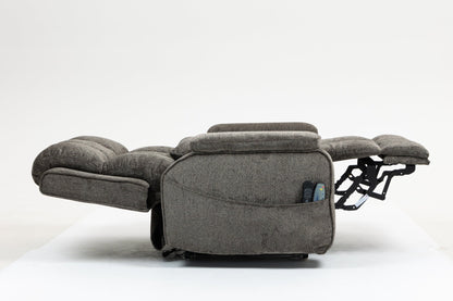 Oversized single person functional elderly chair sofa, side cup holder and storage box (extended footboard) - 1st Choice Furniture Direct