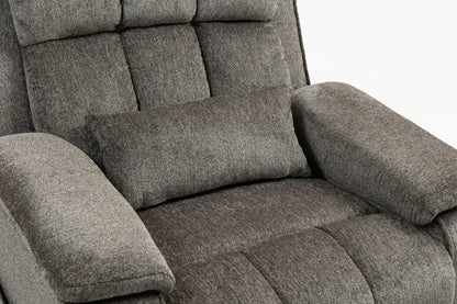Oversized single person functional elderly chair sofa, side cup holder and storage box (extended footboard) - 1st Choice Furniture Direct