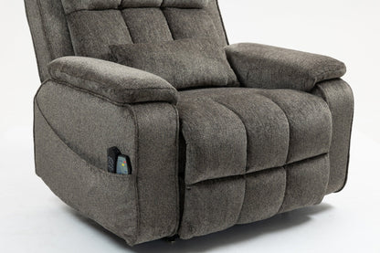 Oversized single person functional elderly chair sofa, side cup holder and storage box (extended footboard) - 1st Choice Furniture Direct