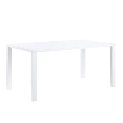 Pagan White High Gloss Finish Dining Table - 1st Choice Furniture Direct