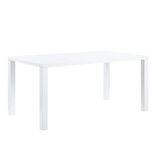 Pagan White High Gloss Finish Dining Table - 1st Choice Furniture Direct