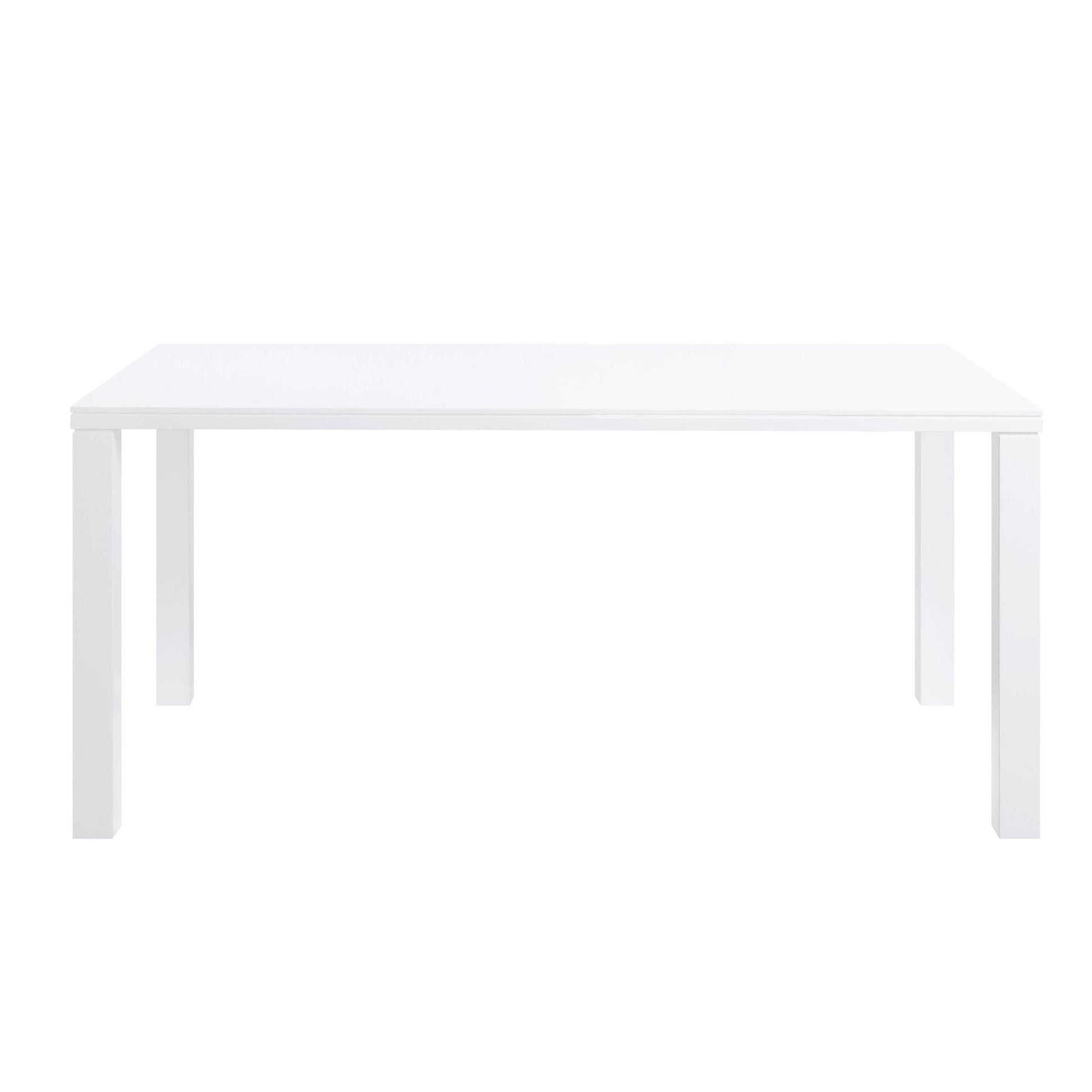 Pagan White High Gloss Finish Dining Table - 1st Choice Furniture Direct