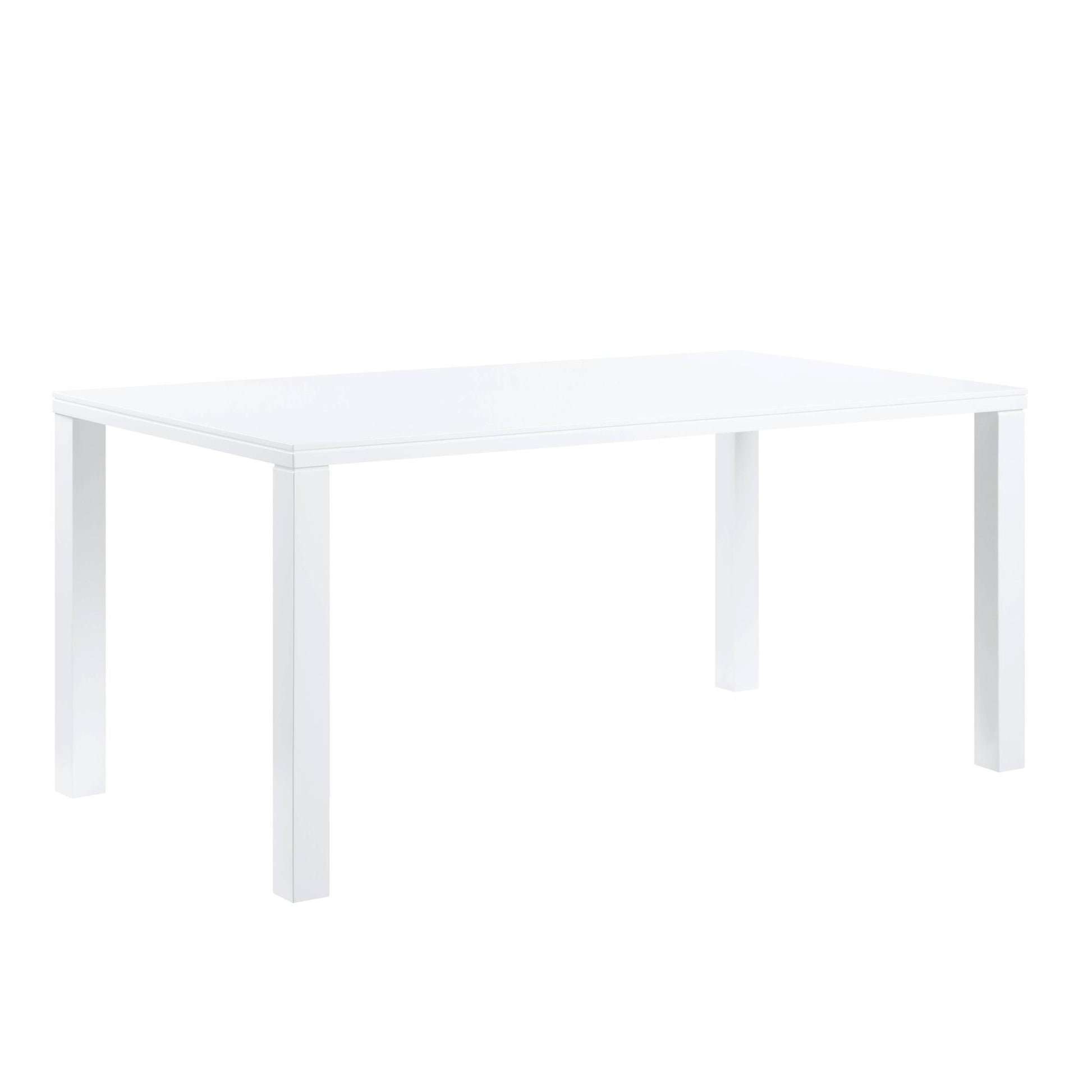 Pagan White High Gloss Finish Dining Table - 1st Choice Furniture Direct
