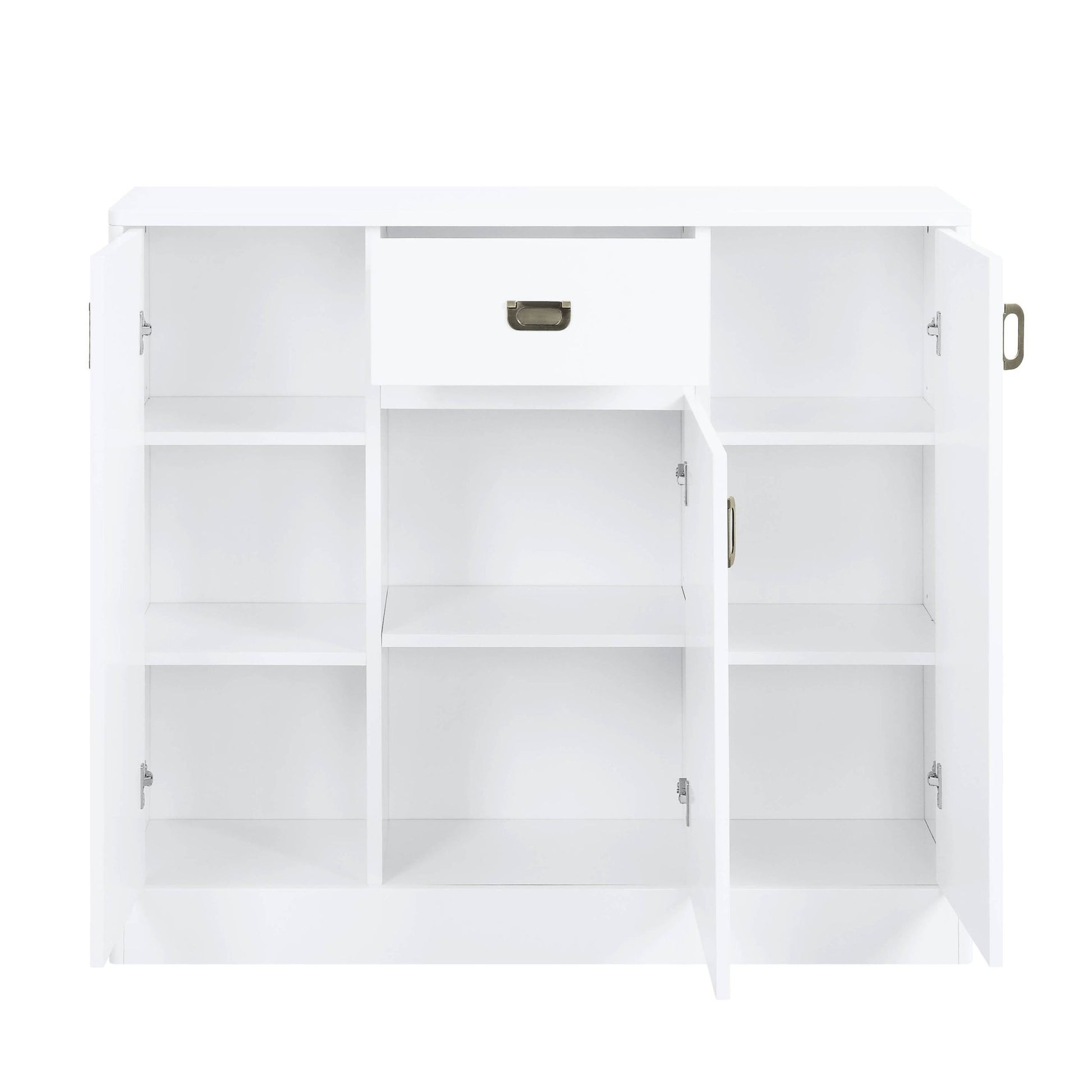 Pagan White High Gloss Finish Server - 1st Choice Furniture Direct
