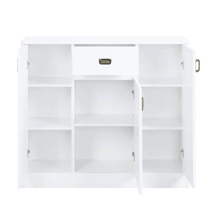 Pagan White High Gloss Finish Server - 1st Choice Furniture Direct